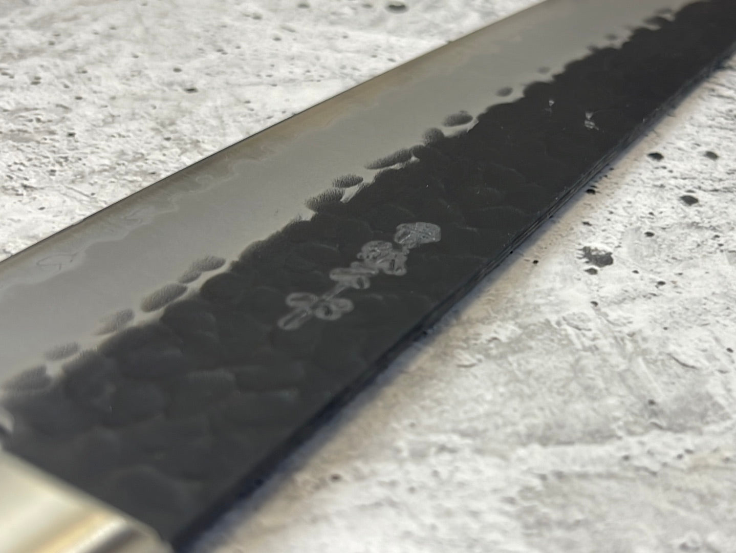 Tsunehisa Aogami Super Gyuto Knife 210mm Brown Pakka Wood Handle - Made in Japan 🇯🇵