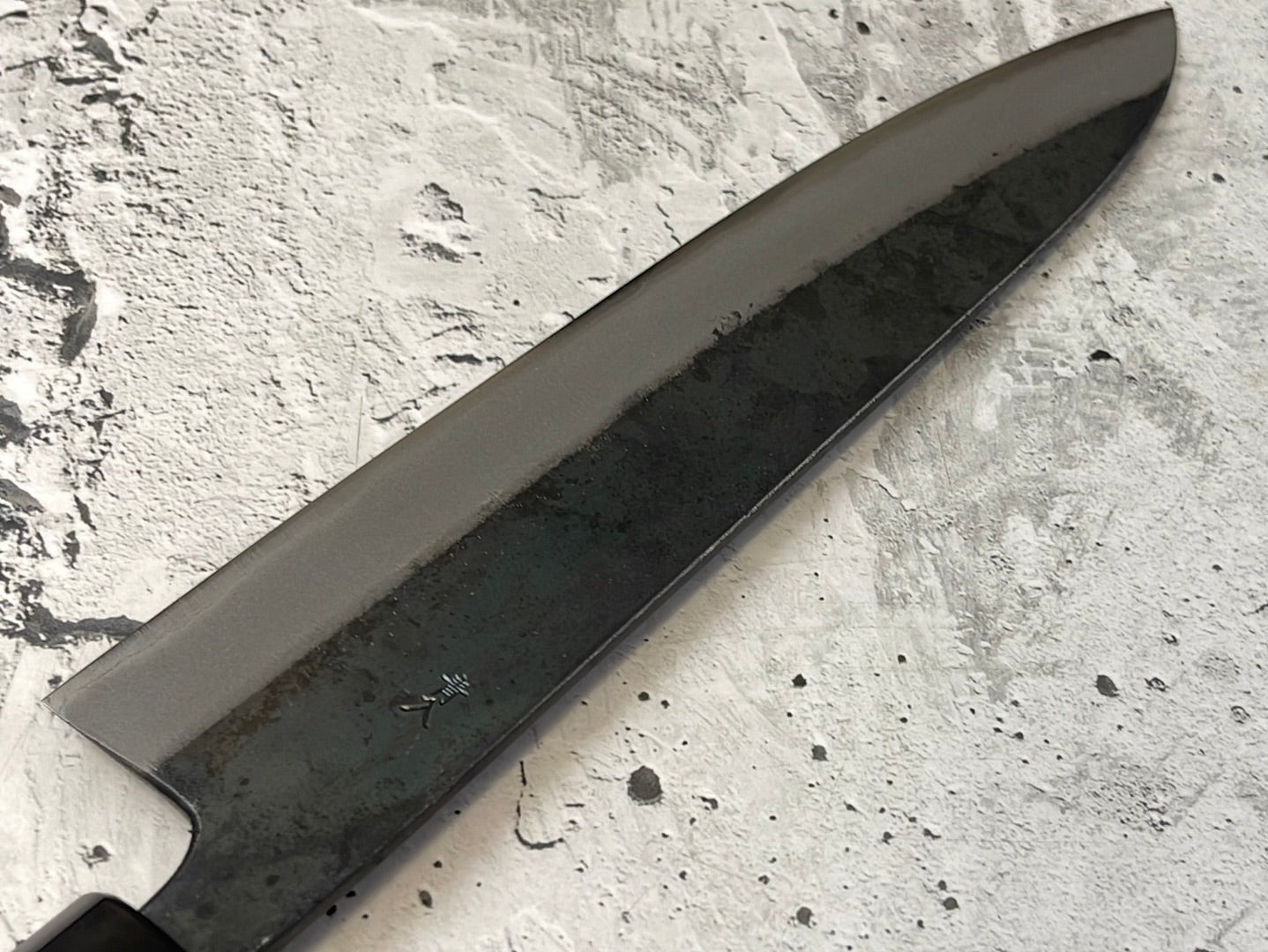 Yoshimune Gyuto Kurouchi 240 mm (9.4 in) Aogami (Blue) #2 Double-Bevel
