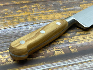 K Sabatier Chef Knife 150mm - CARBON STEEL - OLIVE WOOD HANDLE