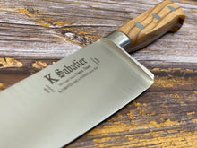 Load image into Gallery viewer, K Sabatier Chef Knife 230mm - HIGH CARBON STEEL - OLIVE WOOD HANDLE