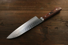 Load image into Gallery viewer, Kanetsune VG1 Hammered Santoku Japanese Knife 165mm Mahogany Handle