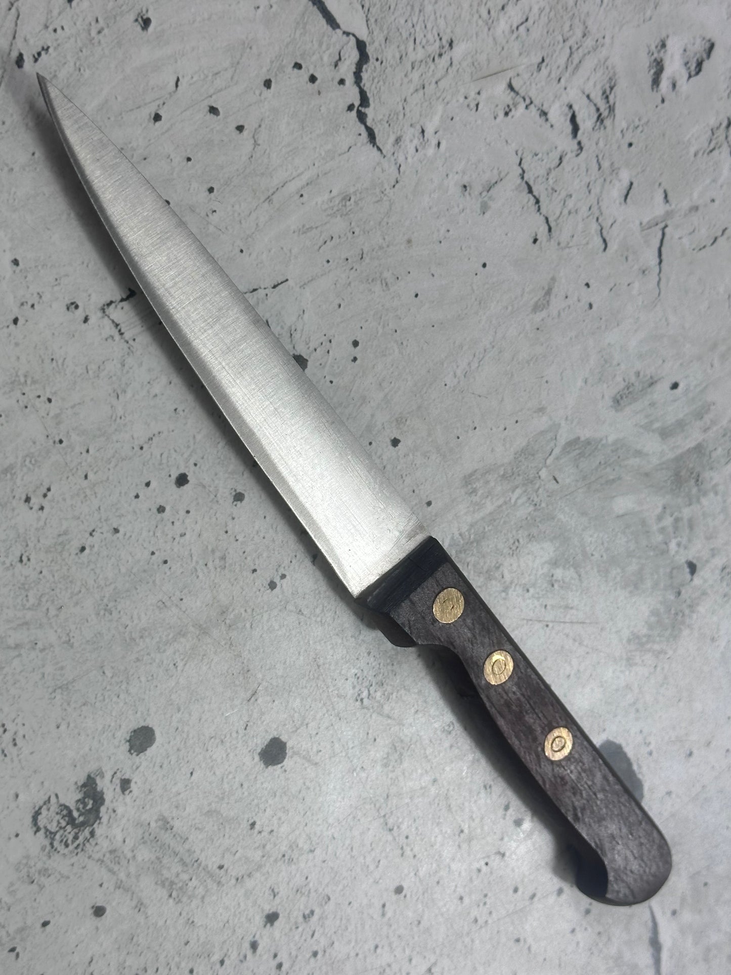 Vintage French Paring Knife 110mm Inox Steel Wood Handle 2213