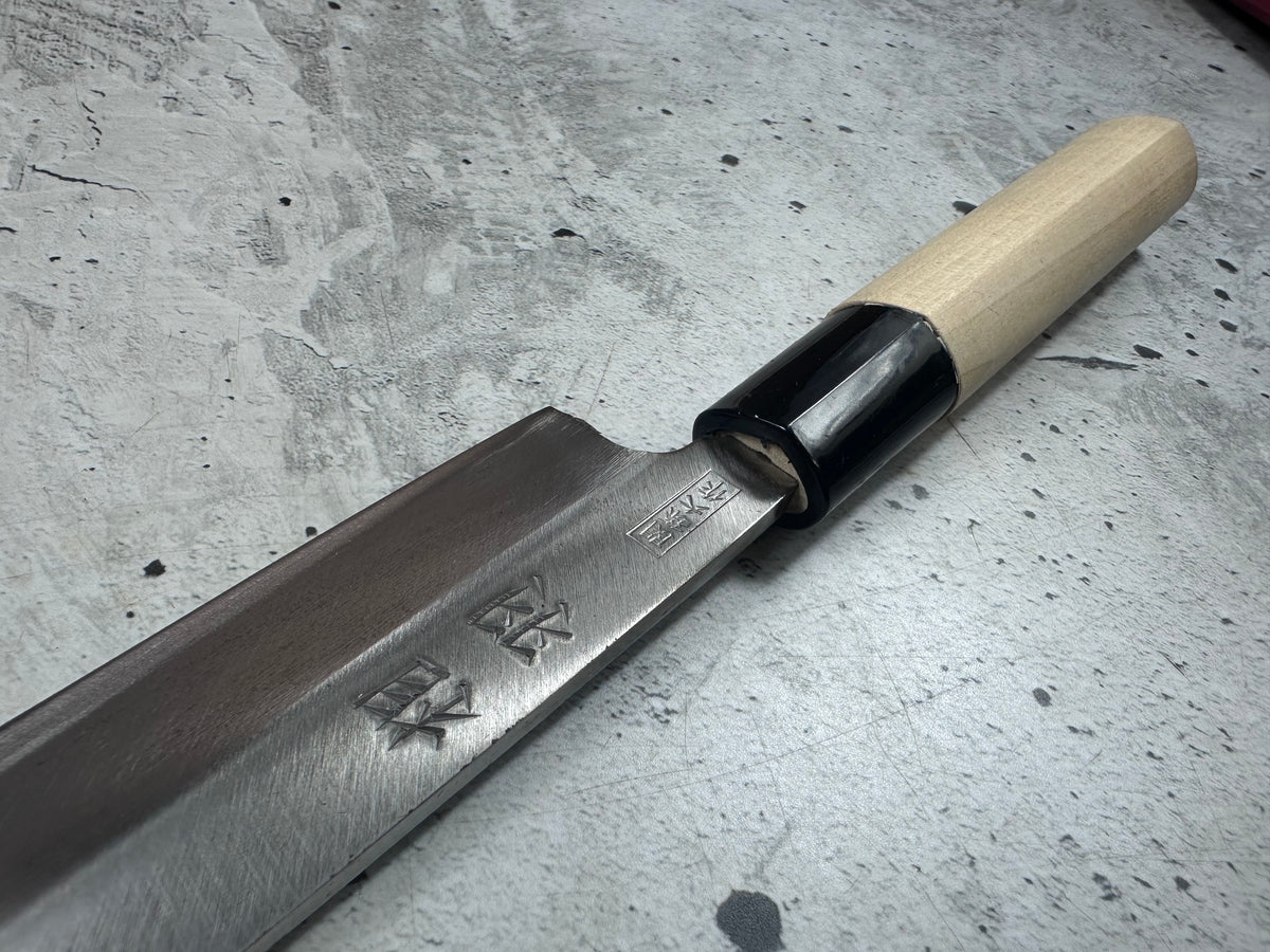 Vintage Seki Magoroku Sashimi Set 3Pcs Carbon Steel 2147