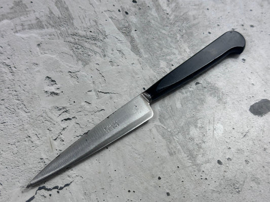 Vintage French Nogent Style Paring Knife 90mm Inox Steel POM Handle 2203