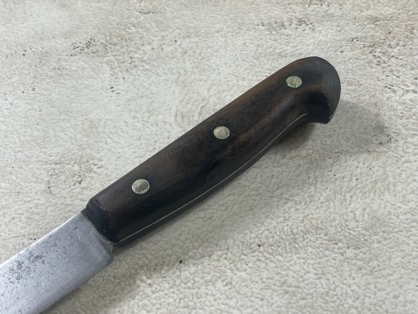 Vintage Gustav Emil Ern Flexible Brisket Knife 360mm Carbon Steel Made in Germany 🇩🇪 1910