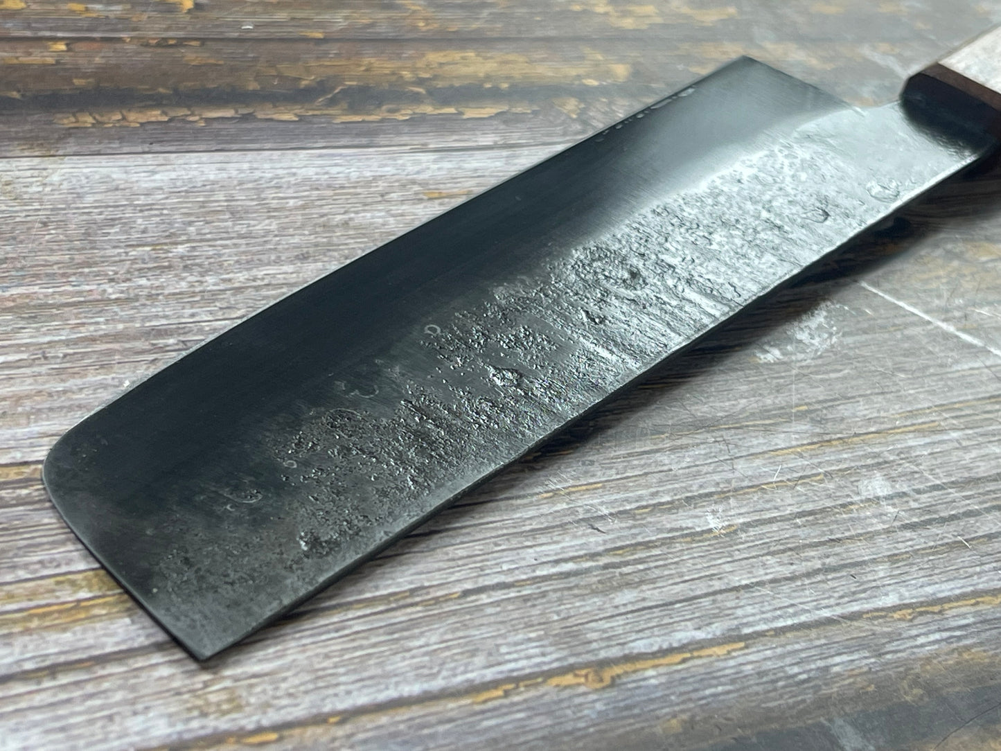 HG Blade Nakiri Knife 180mm Kurouchi Finish 1084 High Carbon Steel (2025)
