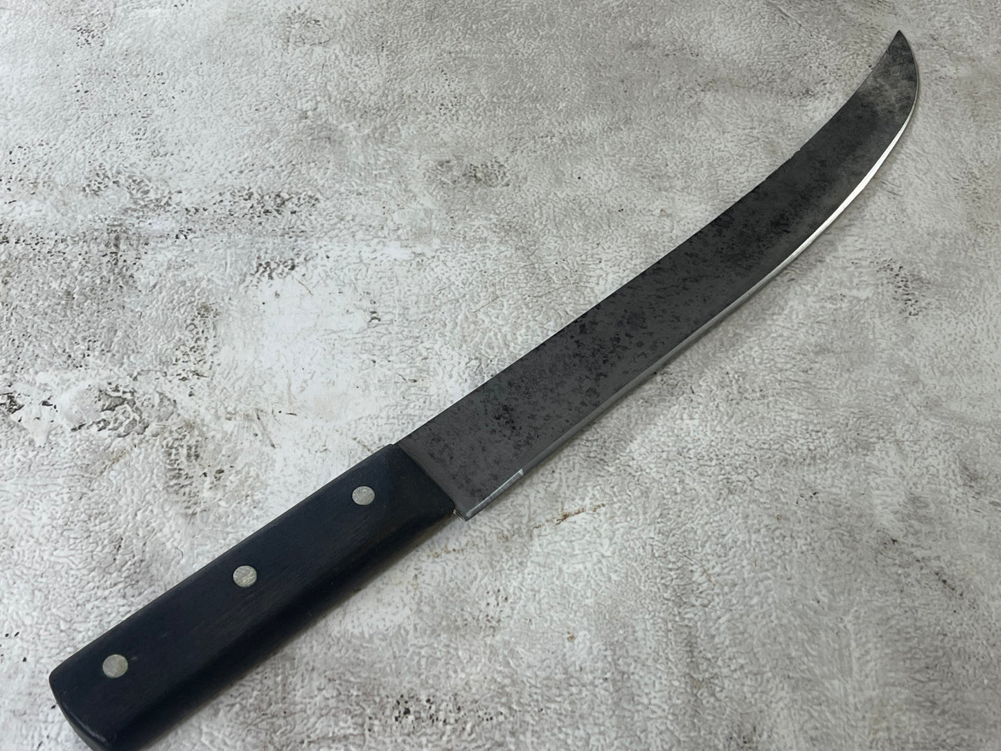 Vintage F. Dick Butcher Machete Knife 315mm Made in Germany 🇩🇪 Cabon steel 1890