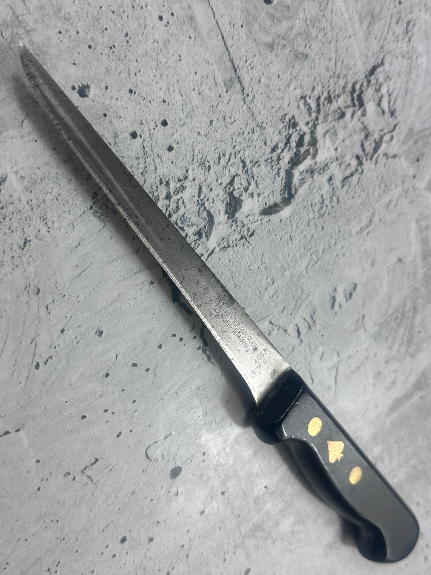 Vintage Friedr. Herder Abr. Sohn Boning Knife 150mm Made in Germany 2121
