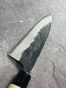 Murata Aogami Kurochi Finish Ko-Bocho Deba Knife 120mm - Made in Japan 🇯🇵