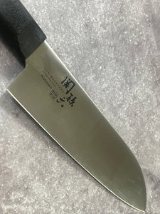 Used Sekimagoroku Santoku Knife 140mm - Stainless Steel Made In Japan 🇯🇵 1642