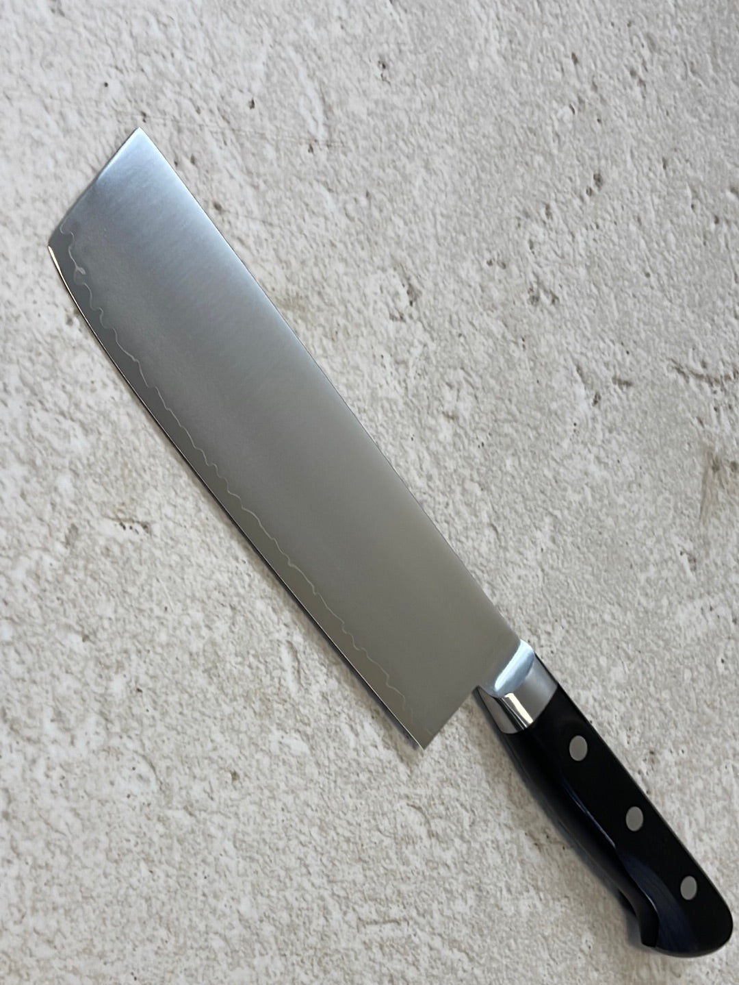 Tsunehisa VG1 Nakiri Knife 165mm  Black Pakkawood Handle - Made in Japan 🇯🇵