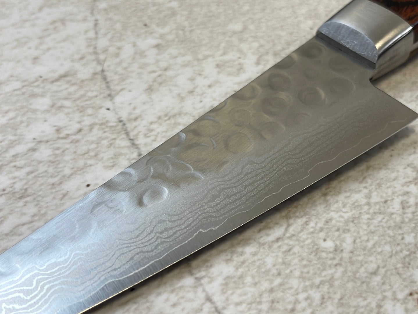 Tsunehisa VG10 Brown Pakka Honesuki Knife 150mm - Made in Japan 🇯🇵