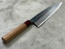 Load image into Gallery viewer, Muneishi Aogami 2 Iron Clad Gyuto 240mm Kurouchi Finish