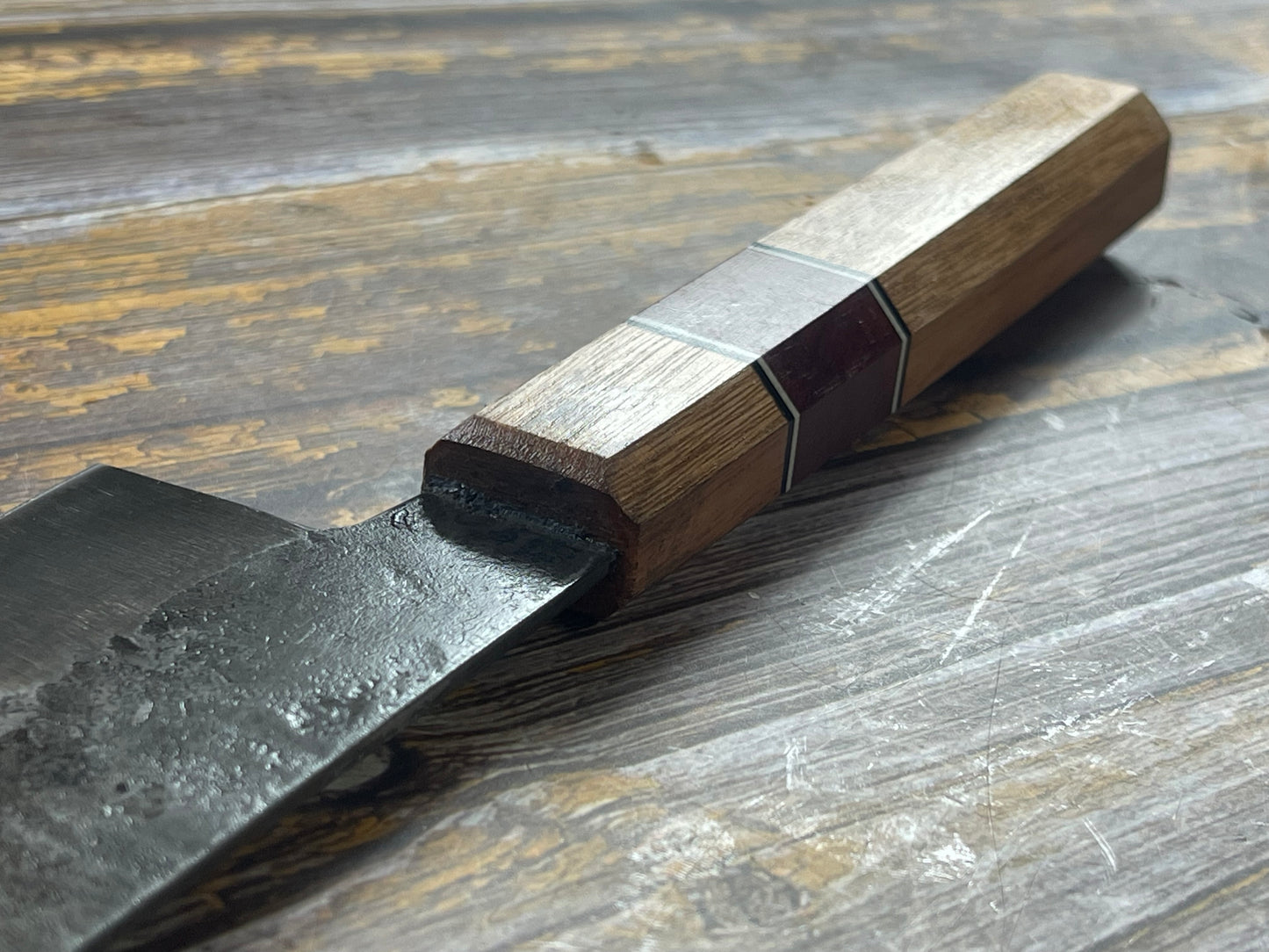 HG Blade Nakiri Knife 180mm Kurouchi Finish 1084 High Carbon Steel (2025)
