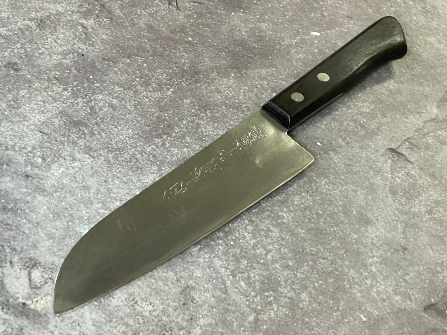 Vintage Japanese Santoku Knife 160mm Made in Japan 🇯🇵 1654