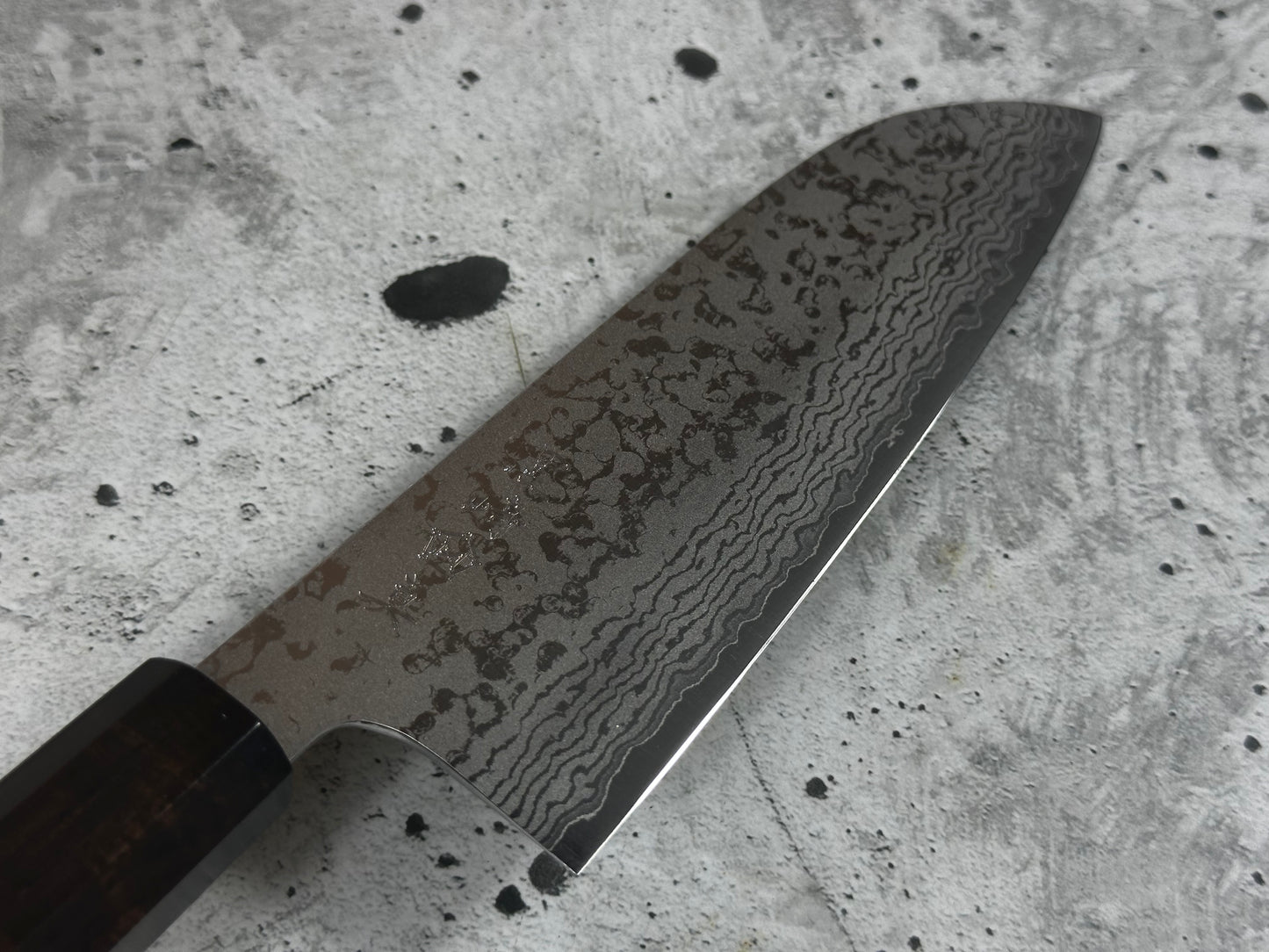 Makoto Kurosaki  VG7 Damascus  Santoku Knife 165mm