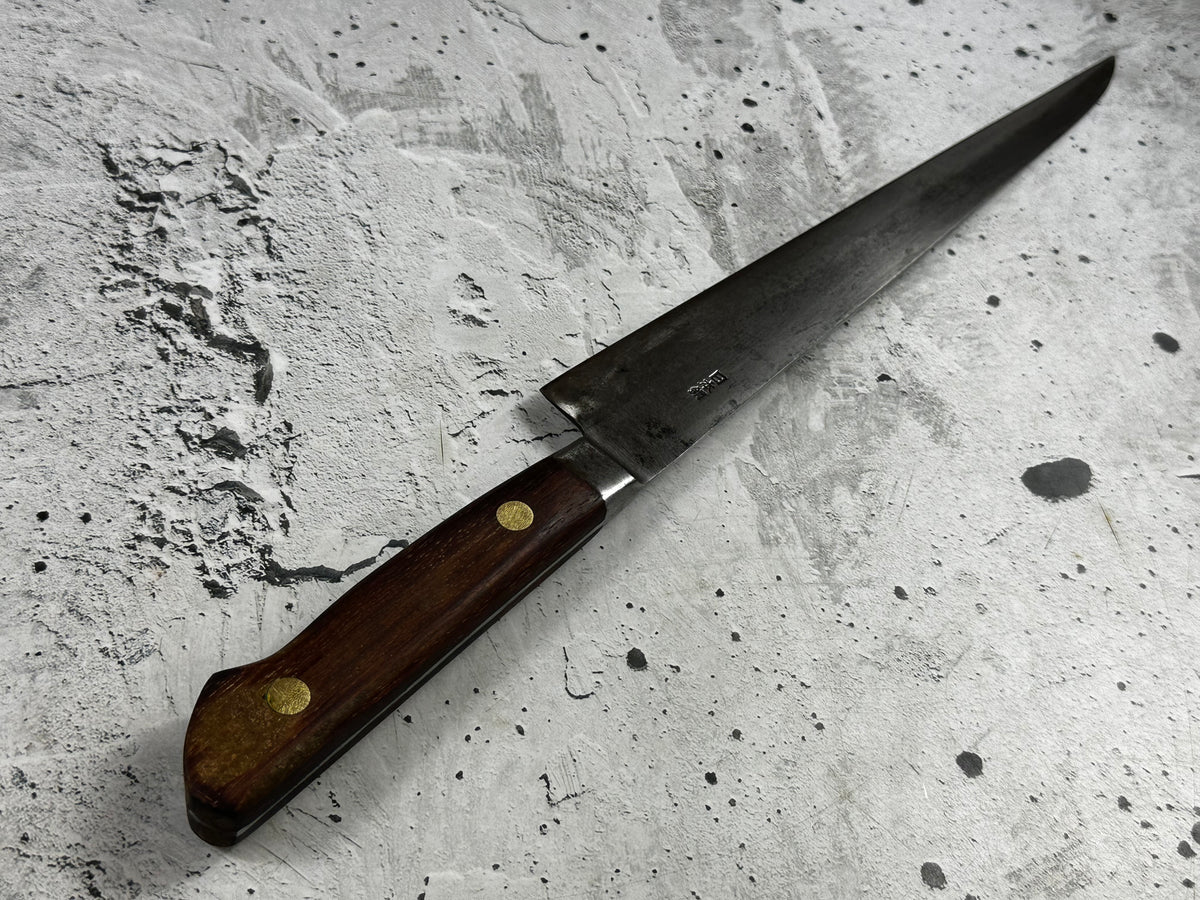 Vintage Munemasa Cutlery Sujihiki Knife 240mm Carbon Steel 2291
