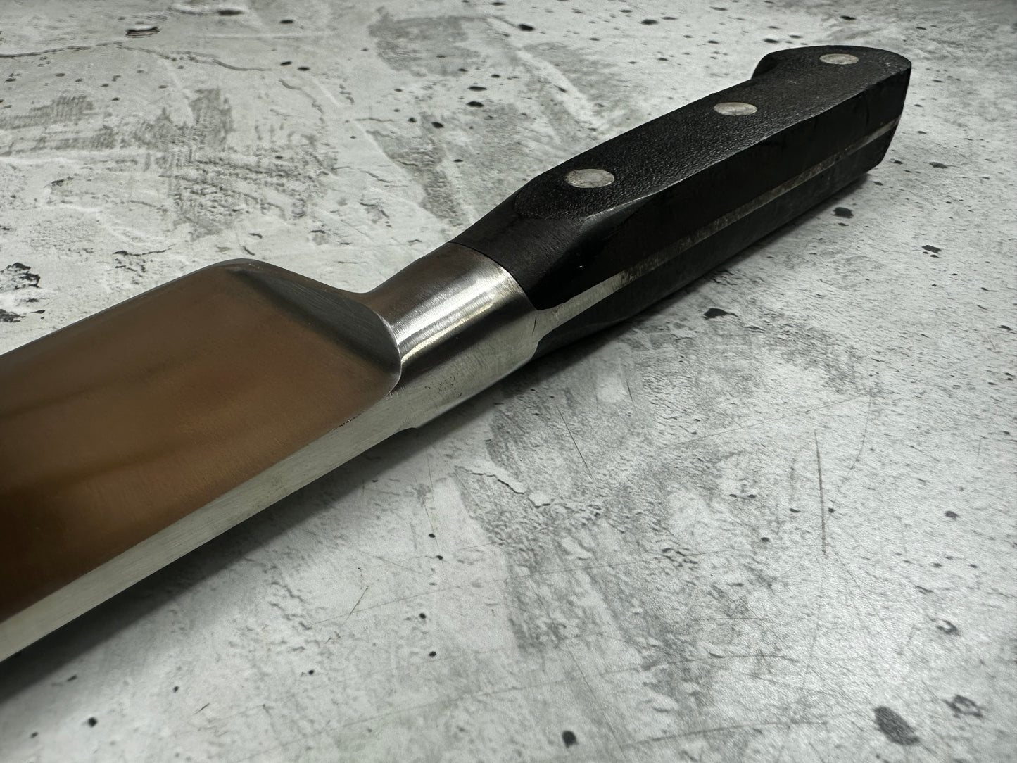 Vintage French Sabatier Chef Knife 250mm High Carbon Steel POM Handle 2246