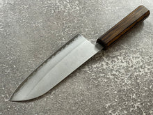 Load image into Gallery viewer, Masutani Kokuryu Nashiji Santoku 170mm  VG1 Steel Oak Handle
