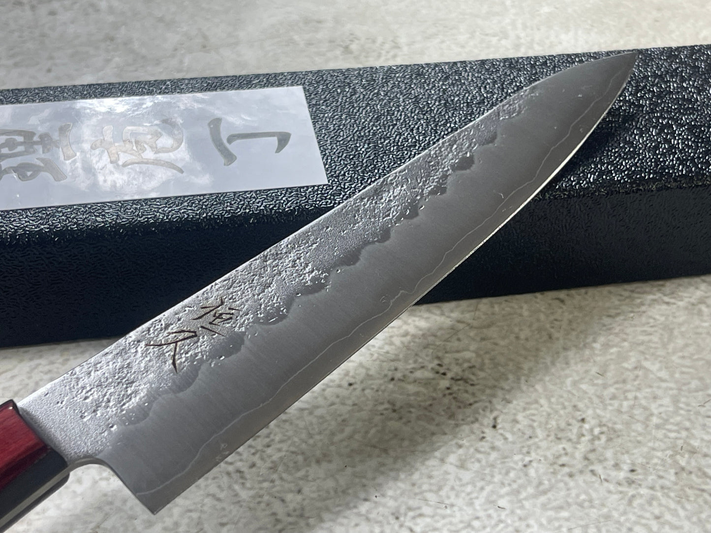 Tsunehisa G3 Nashiji Red Petty 135mm - Made in Japan 🇯🇵