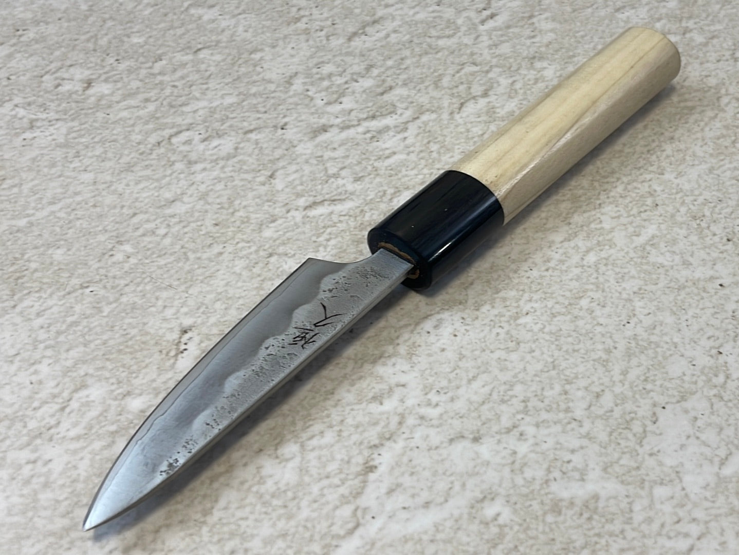 Tsunehisa G3 Nashiji HBC Petty 80mm - Made in Japan 🇯🇵 Magnolia Oval Wa Handle