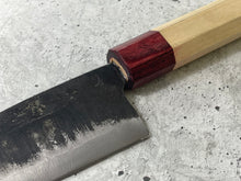 Load image into Gallery viewer, Japanese Gyuto 15cm Knife Carbon Steel Magnolia and Red Pakka Octagon Handle Made In Japan 🇯🇵 1542