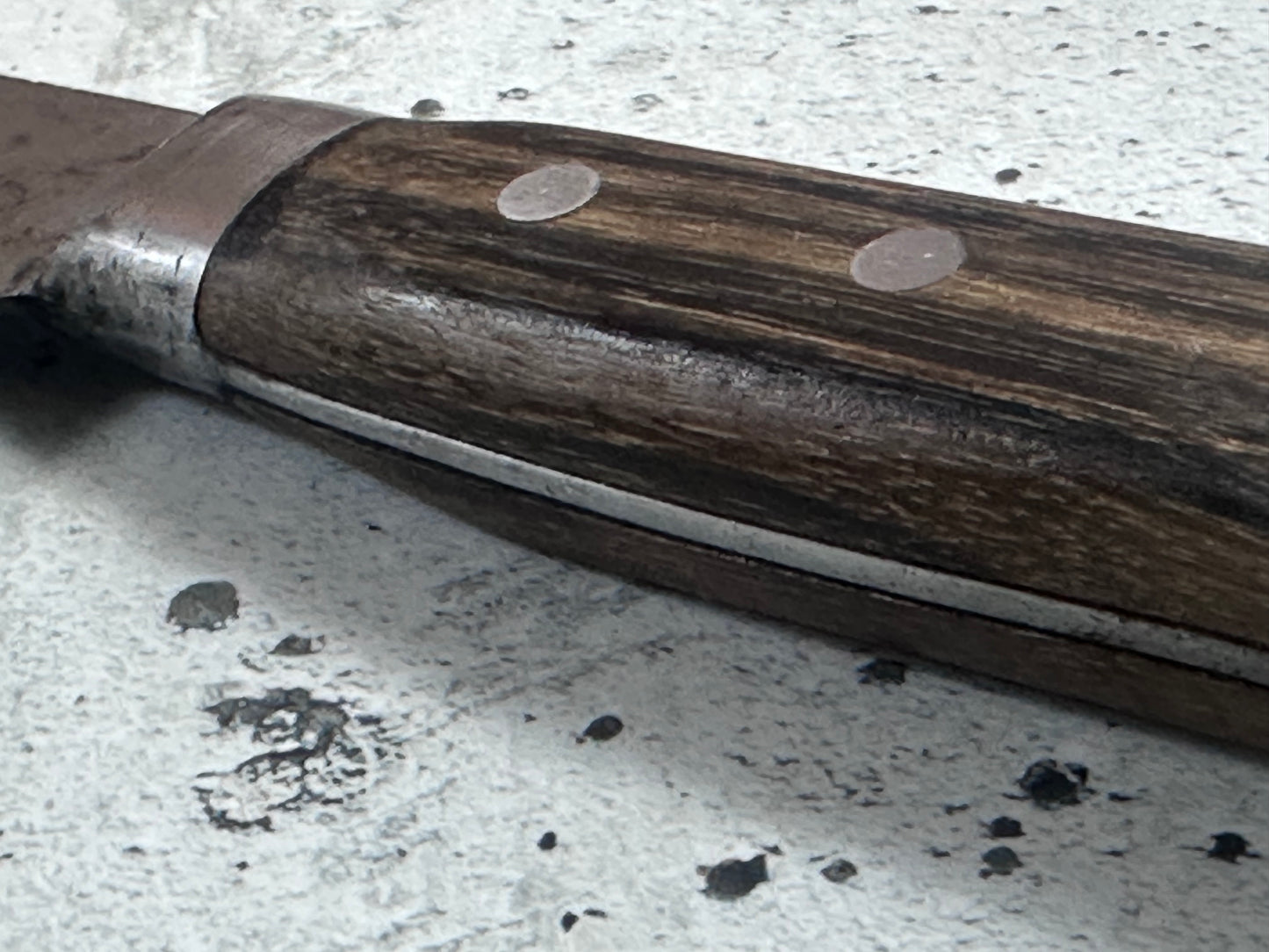 Vintage Gyuto Knife 320mm  Carbon Steel Made in Japan 2037