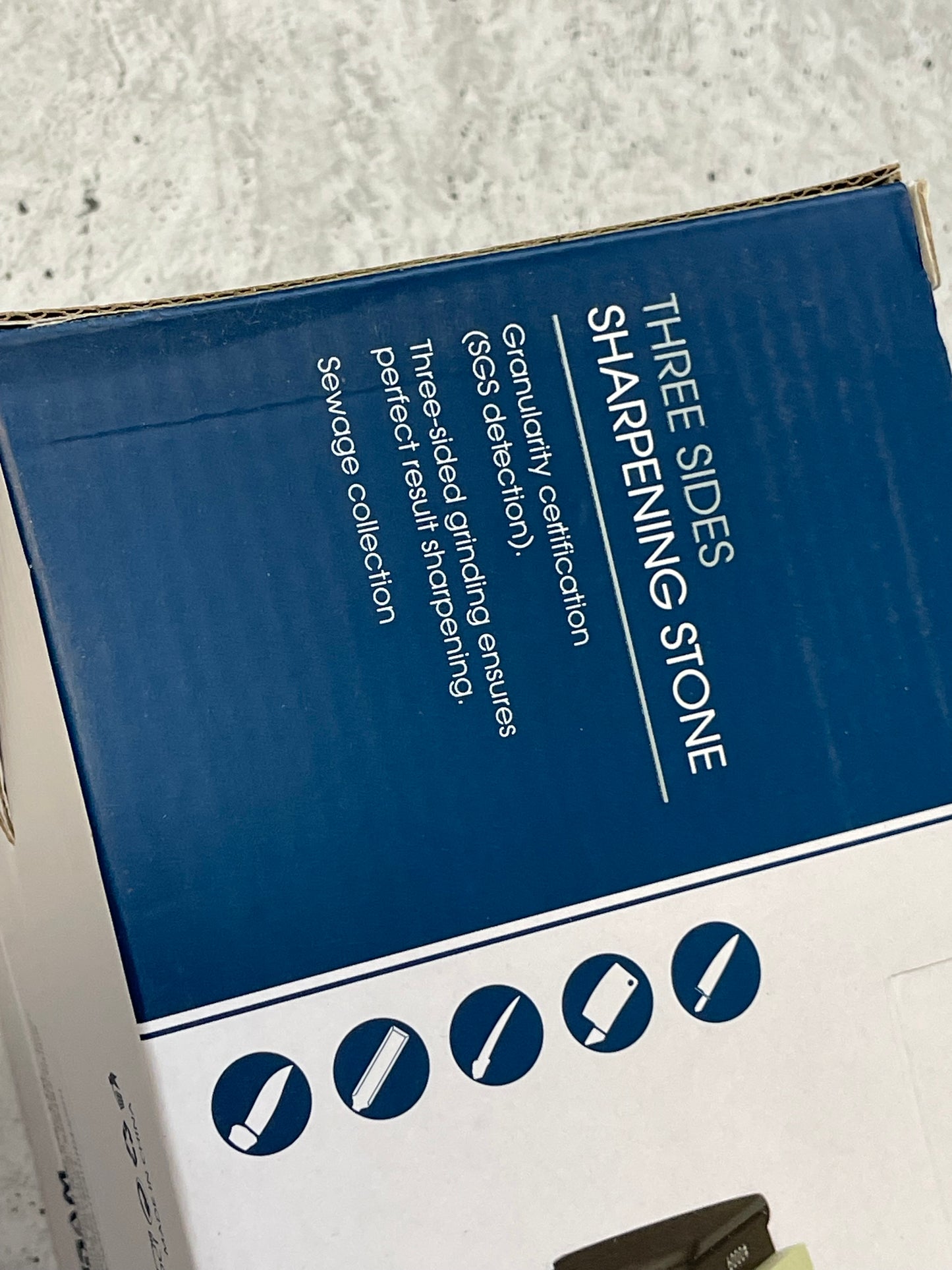 New Risan Three Sides Sharpening Stone With Base