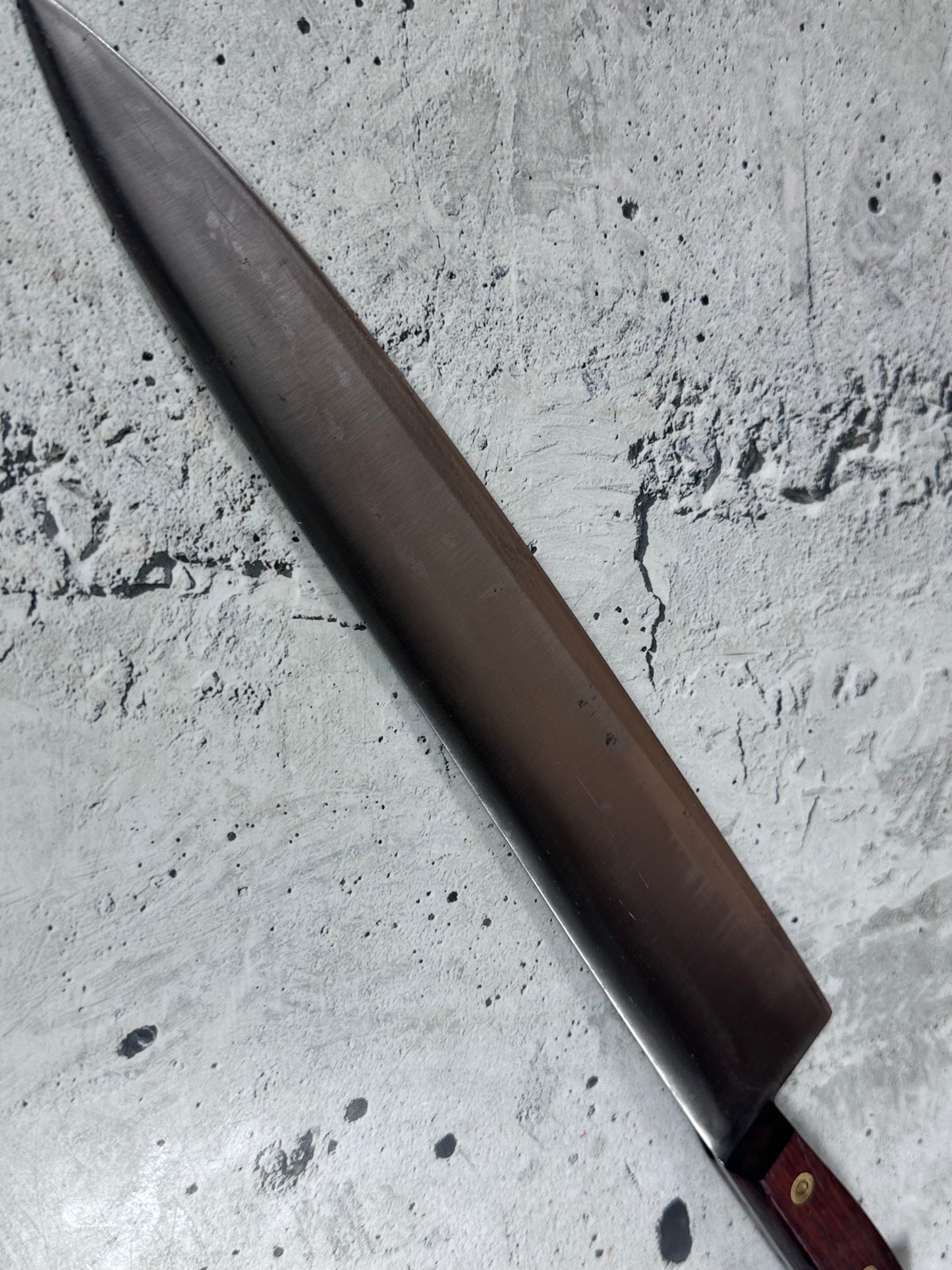 Vintage French Chef Knife 300mm High Carbon Steel Made in France 2031