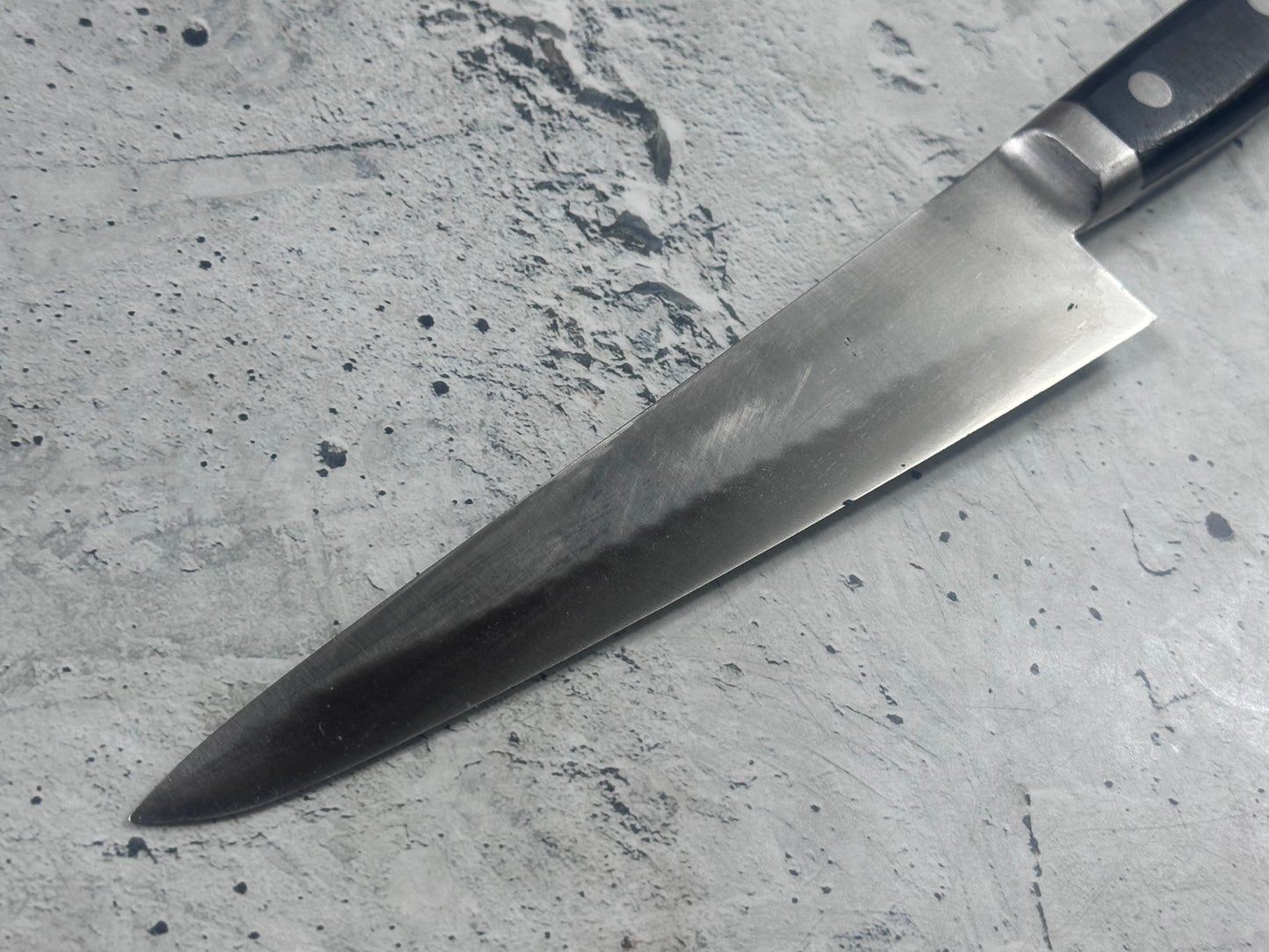 Vintage Japanese Hisamoto Gyuto Knife 190mm Inox Steel 2014