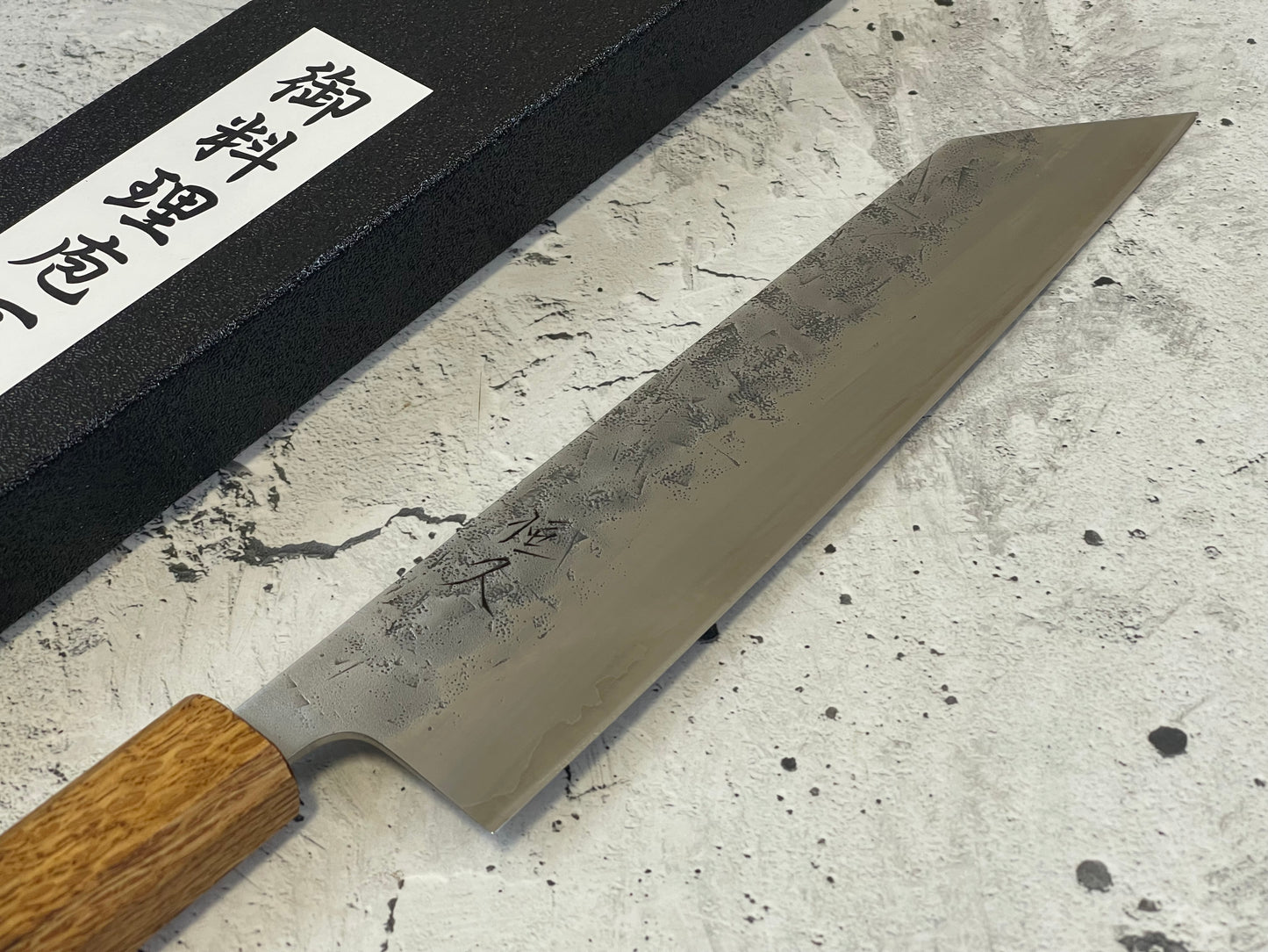 Tsunehisa SLD Washiji KOY Kiritsuke Knife 210mm - Made in Japan 🇯🇵 Oak Yaki Handle