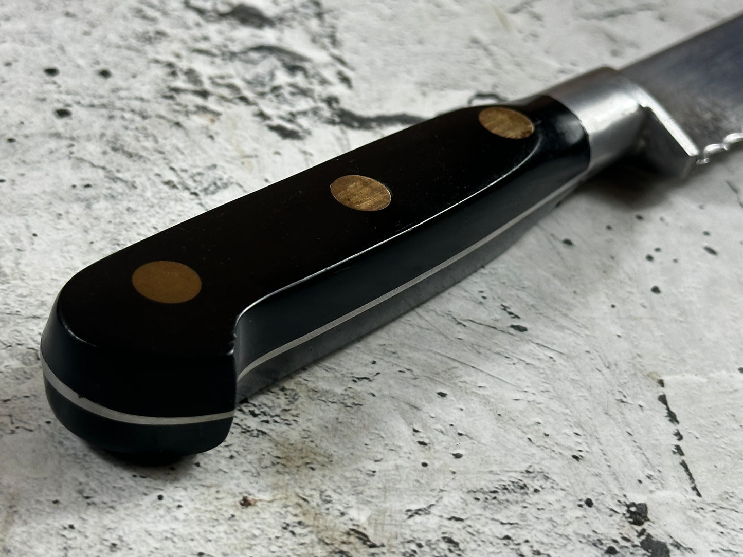 Vintage Sabatier Bread Knife 200mm High Carbon Steel Made in France 🇫🇷 2040
