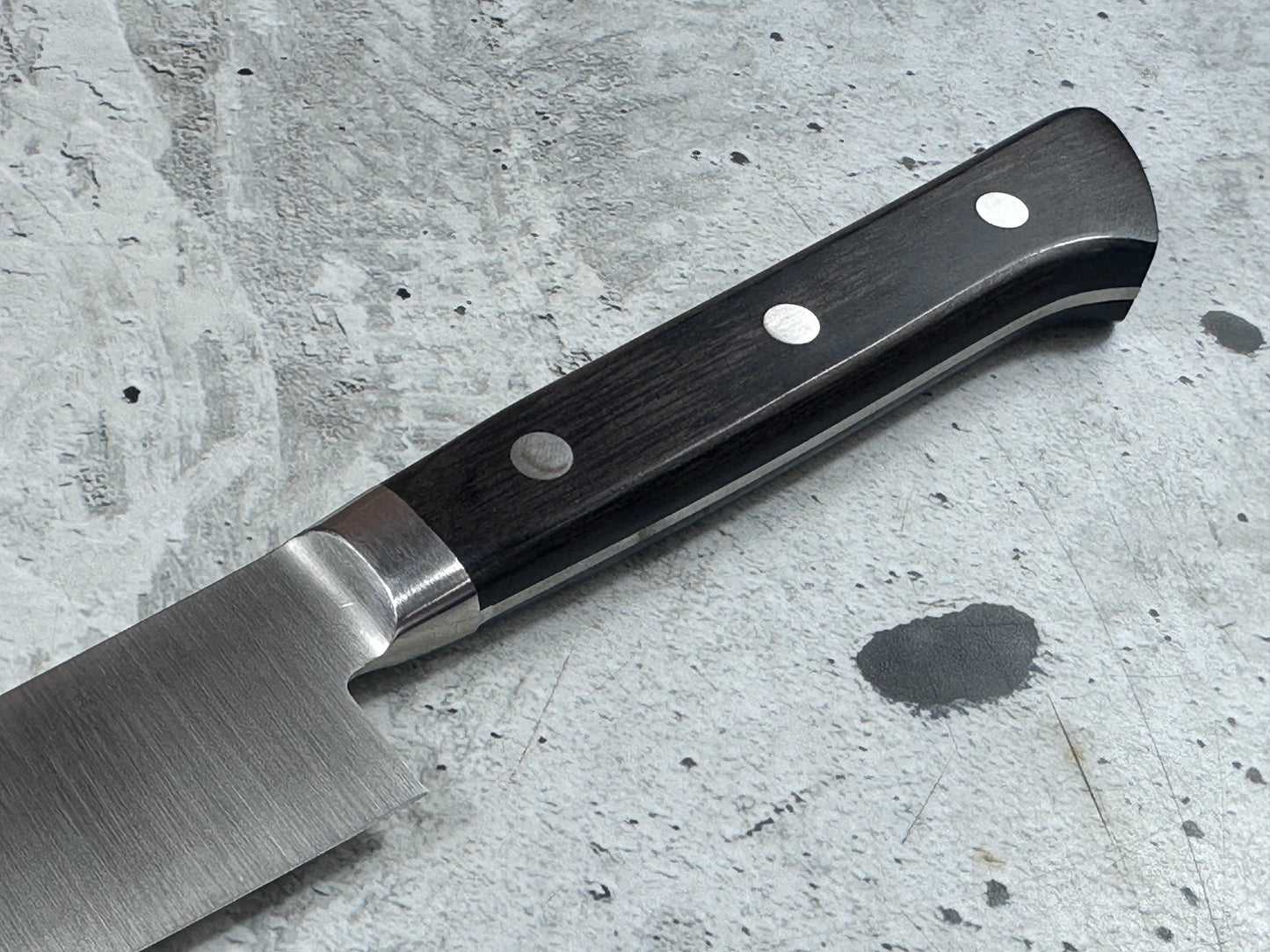 Vintage Fujiwara Kanefusa Petty Knife 150mm Molybdenum Steel 2164