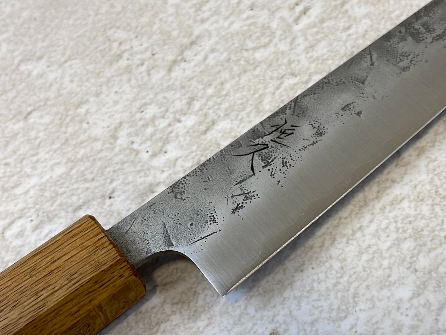 Tsunehisa SLD Washiji KOY Sujihiki Knife 240mm - Made in Japan 🇯🇵 Oak Yaki Handle