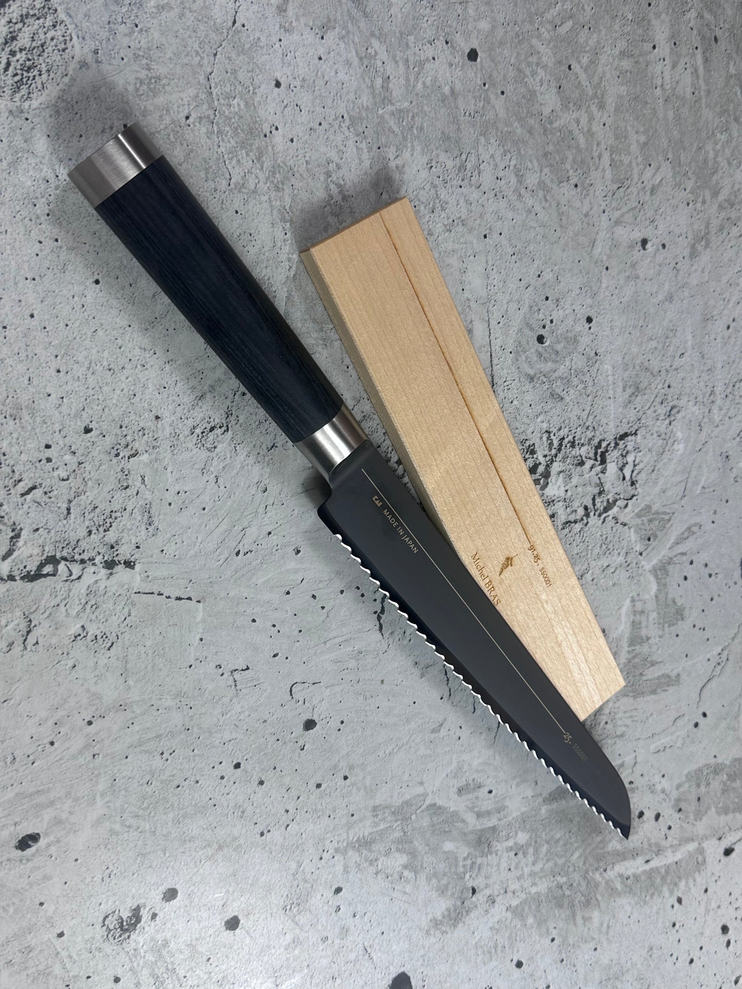 Second Hand Shun Michael Brass Bread Knife Knife 230mm 2054