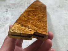 Load image into Gallery viewer, Keskin Migaki Kiritsuke 230mm Amboyna Burl &amp; Buffalo Horn with sheath