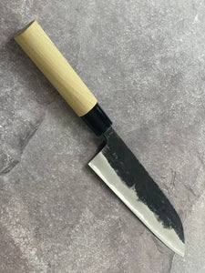 Murata Aogami Kurochi Finish Santoku Knife 170mm - Made in Japan 🇯🇵