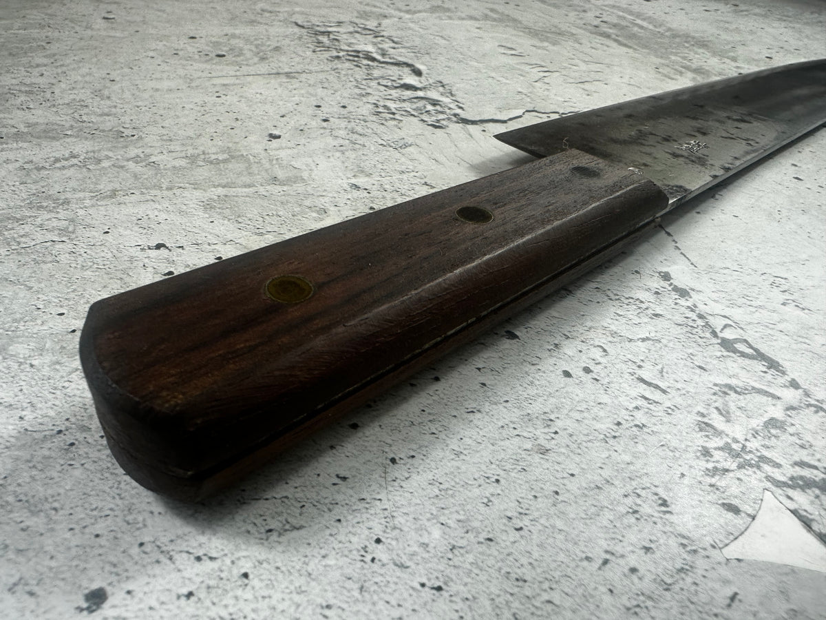 Vintage Minamoto Masakane Chef's Knife 300mm Carbon Steel 2299