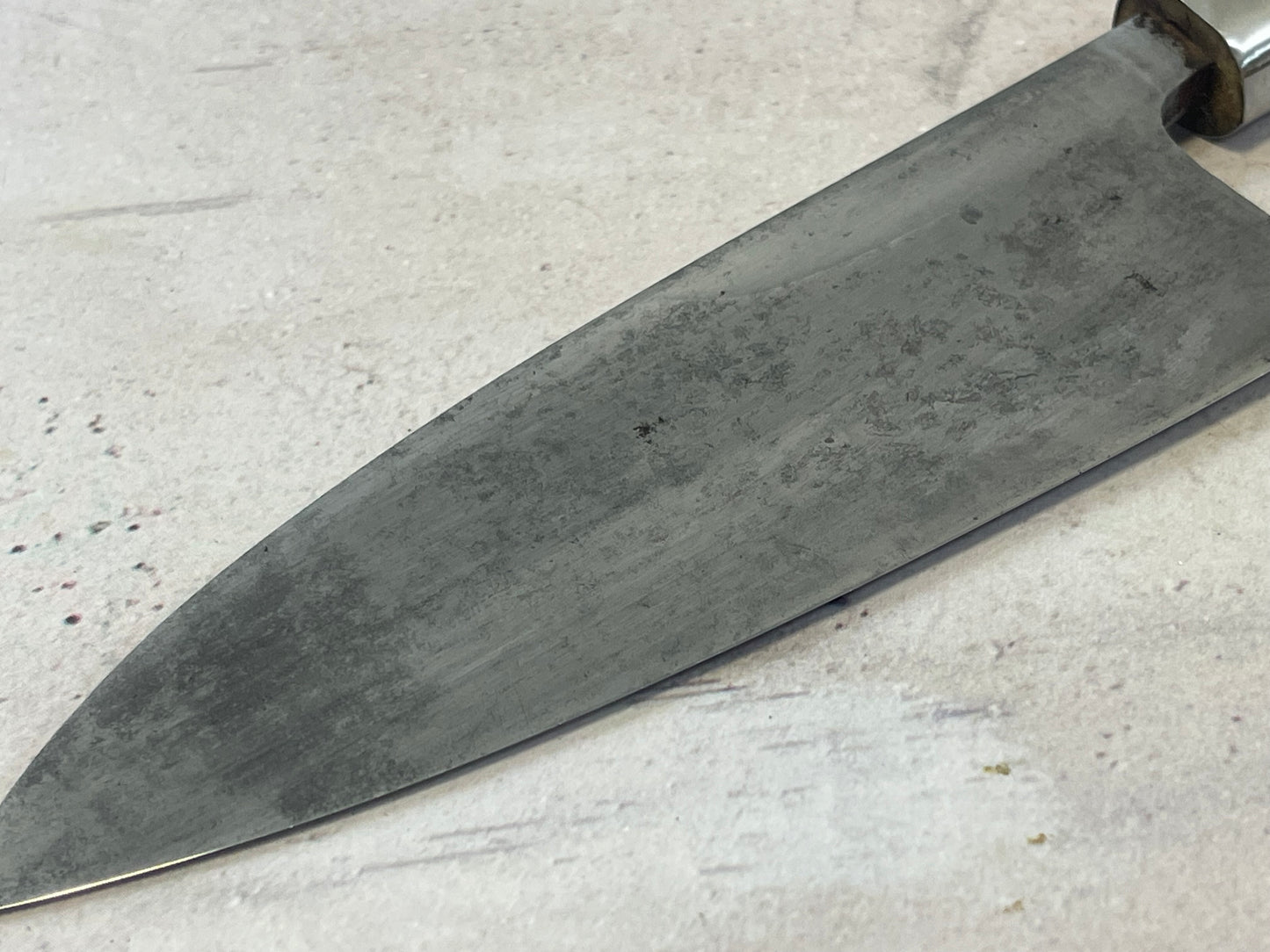 Vintage Japanese Deba Knife 150mm Made in Japan 🇯🇵 Carbon Steel 1429