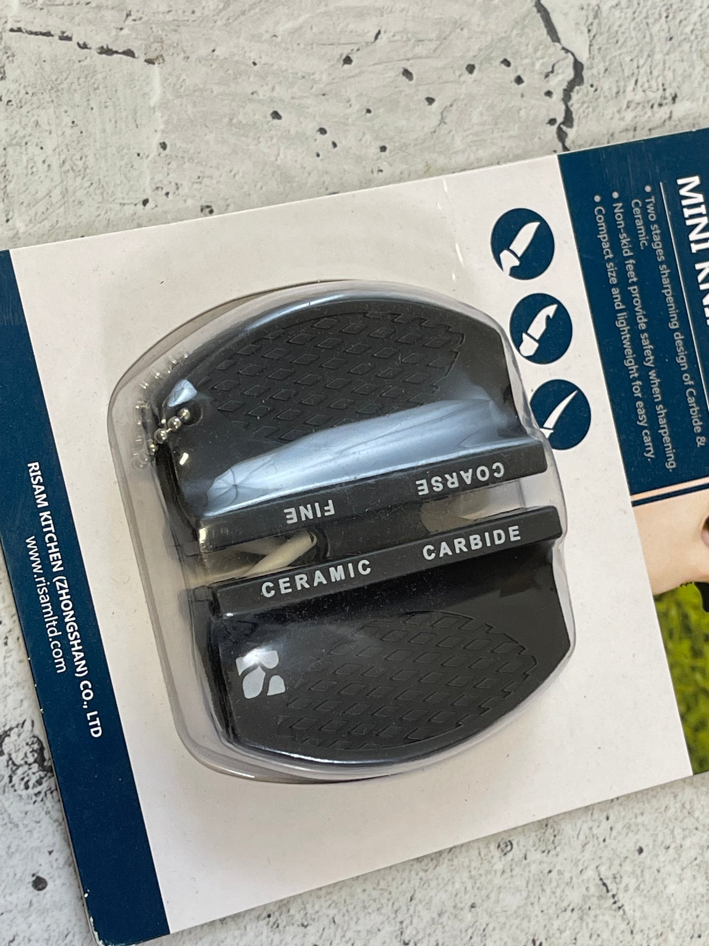 New Risan Two Stage Mini Knife Sharpener