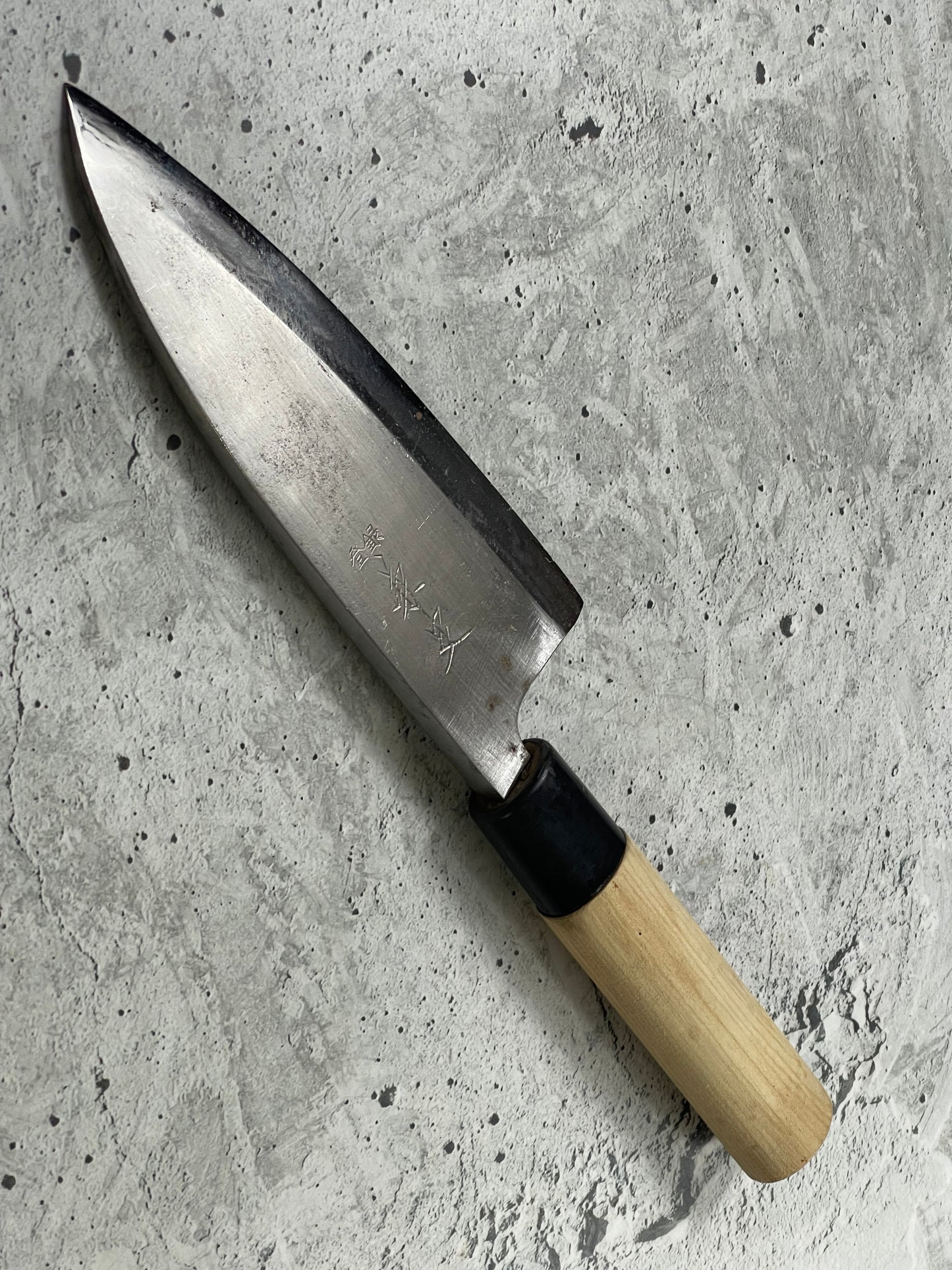 Vintage Japanese Deba Knife 150mm Made in Japan 🇯🇵 Carbon Steel 1559