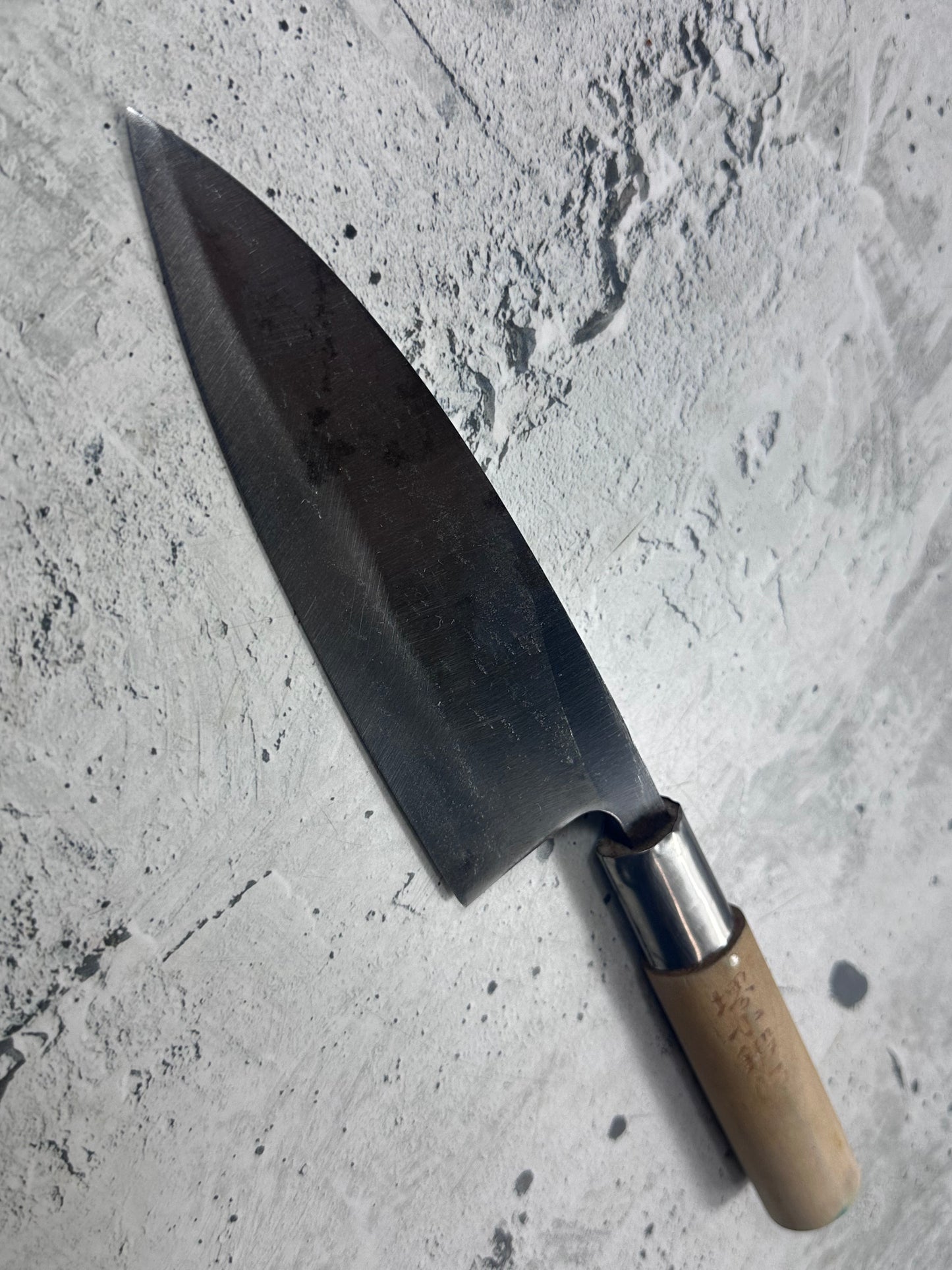 Vintage Sakai Takayuki Deba Knife 160mm Carbon Steel 2160