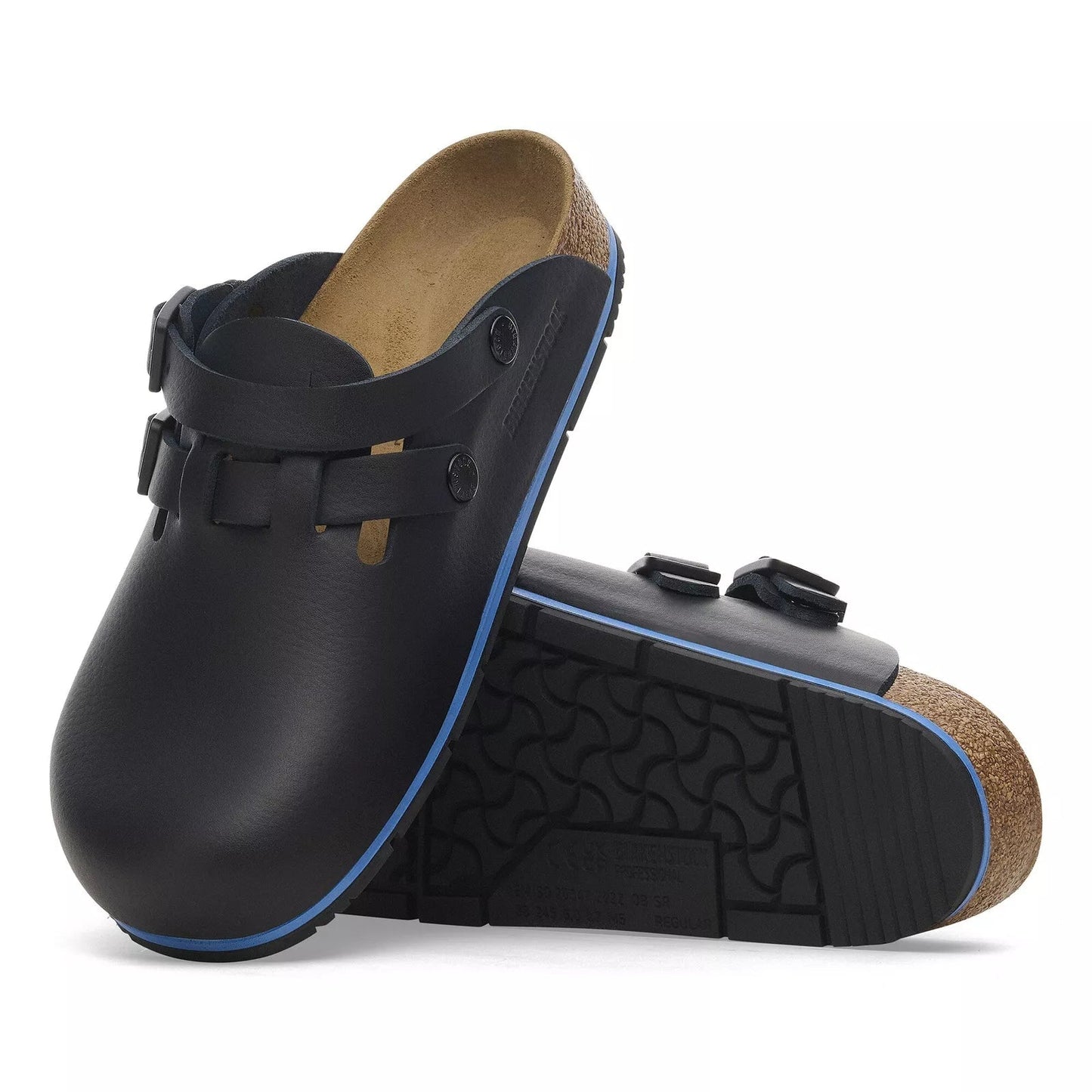 Birkenstock Kay Pro PU Coated Natural Leather Clog Chef Shoes