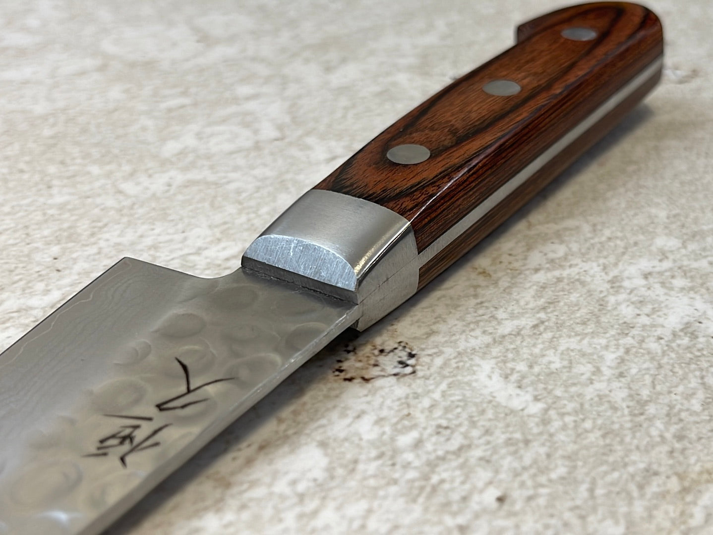 Tsunehisa VG10 Brown Pakka Honesuki Knife 150mm - Made in Japan 🇯🇵