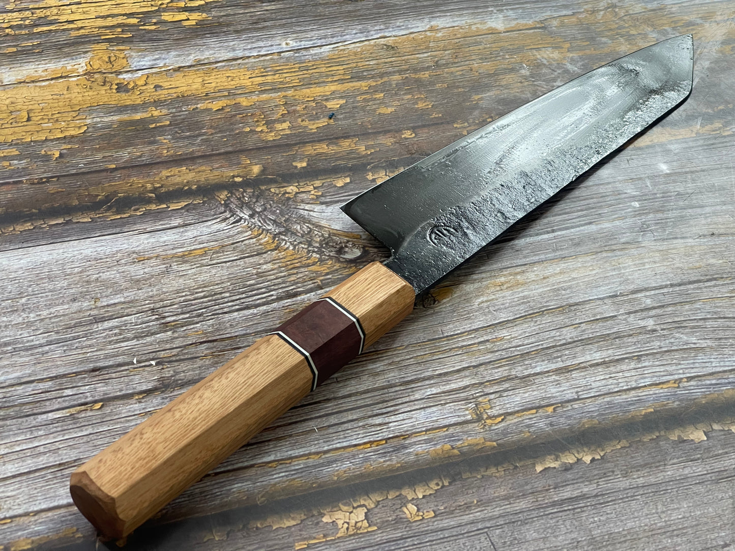 HG Blade Kiritsuke Knife 210mm Kurouchi Finish 1084 High Carbon Steel (2025)