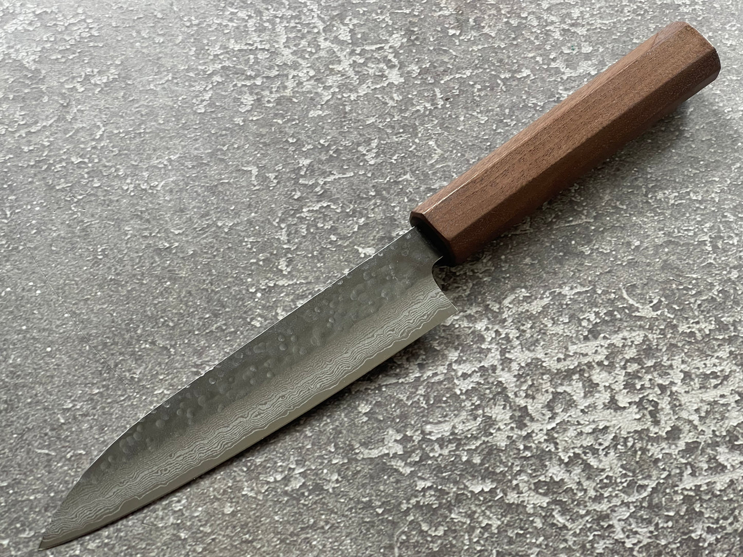 Makoto Kurosaki Damascus Tsuchime Petty 135mm