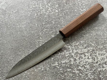 Load image into Gallery viewer, Makoto Kurosaki Damascus Tsuchime Petty 135mm