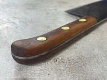 Load image into Gallery viewer, Vintage Butchers Foster Bros Cleaver Knife 180mm Made in USA 🇺🇸 Carbon Steel 1895