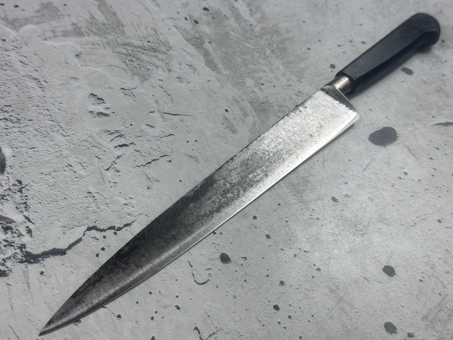 Vintage Sabatier Nogent Slicing Knife 200mm Carbon Steel 2178