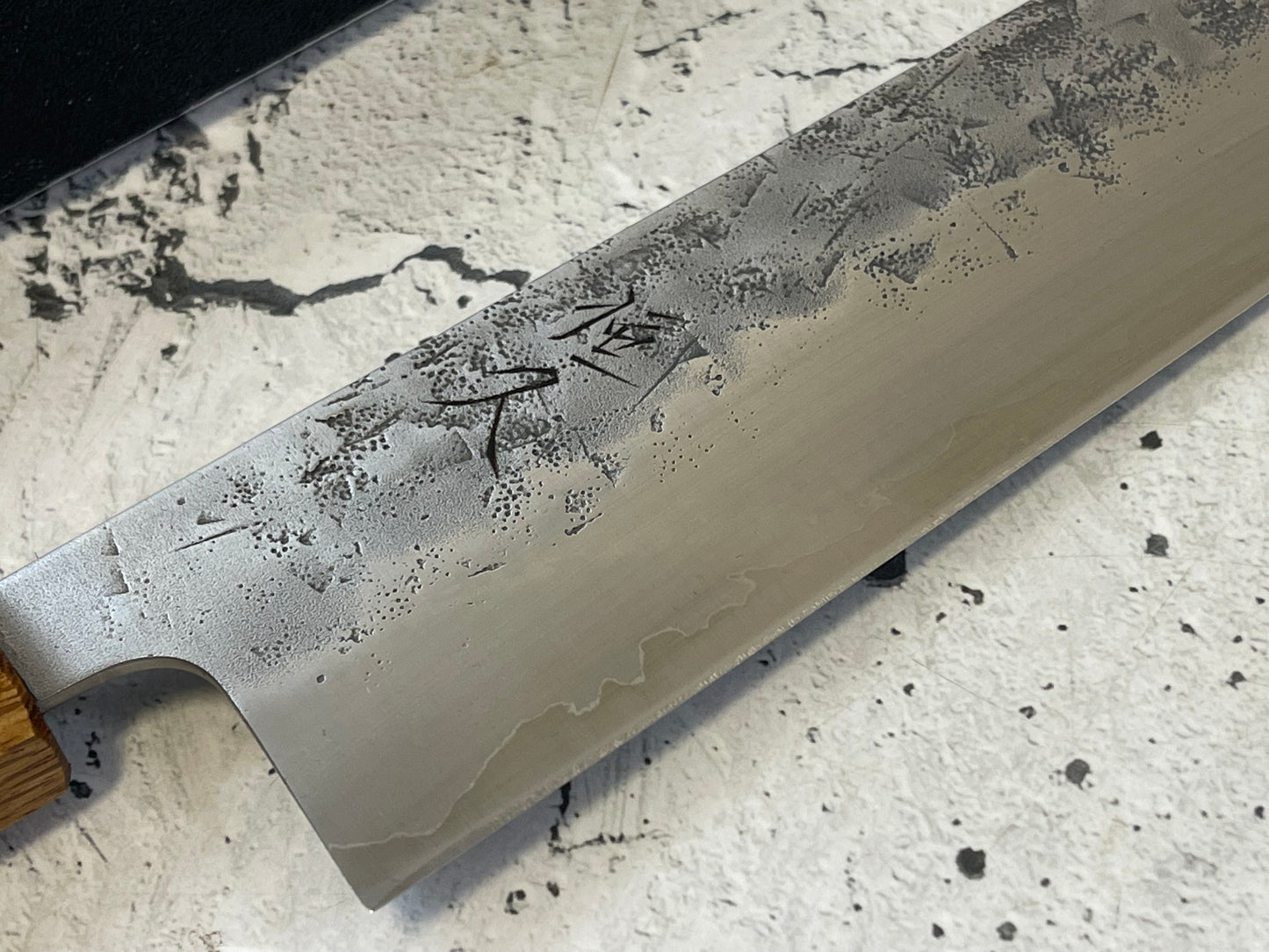 Tsunehisa SLD Washiji KOY Kiritsuke Knife 210mm - Made in Japan 🇯🇵 Oak Yaki Handle